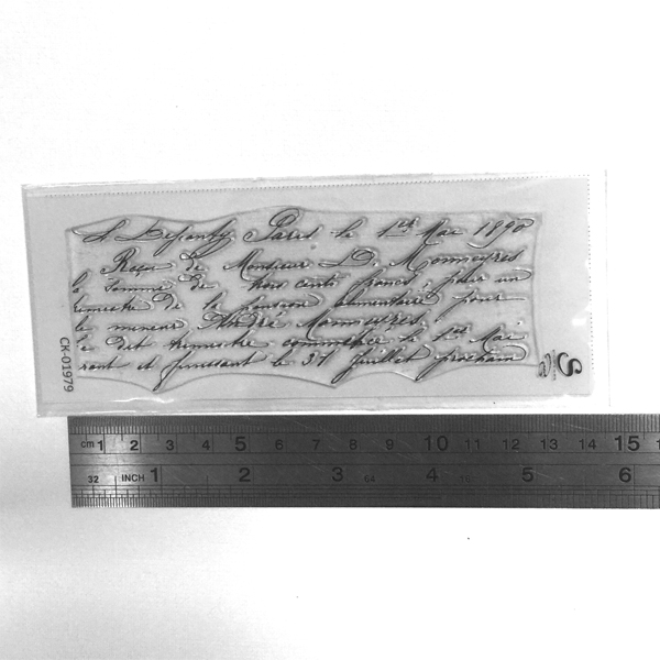 Штамп Stylish Stamps "Рукописный текст № 11 (7 строк)"