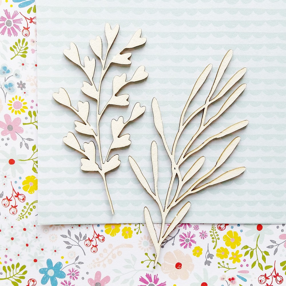 Чипборд WoodCraft "Травушки"