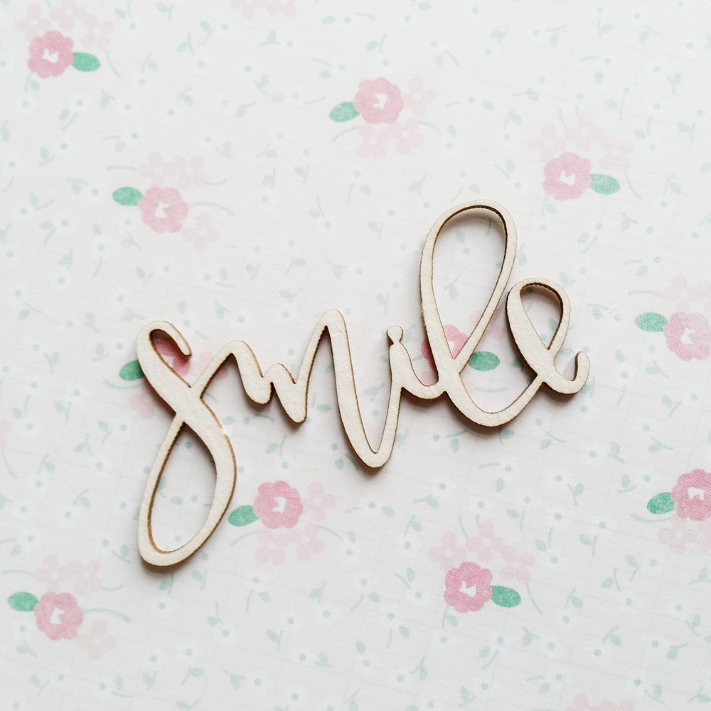 Чипборд WoodCraft "Smile-1"