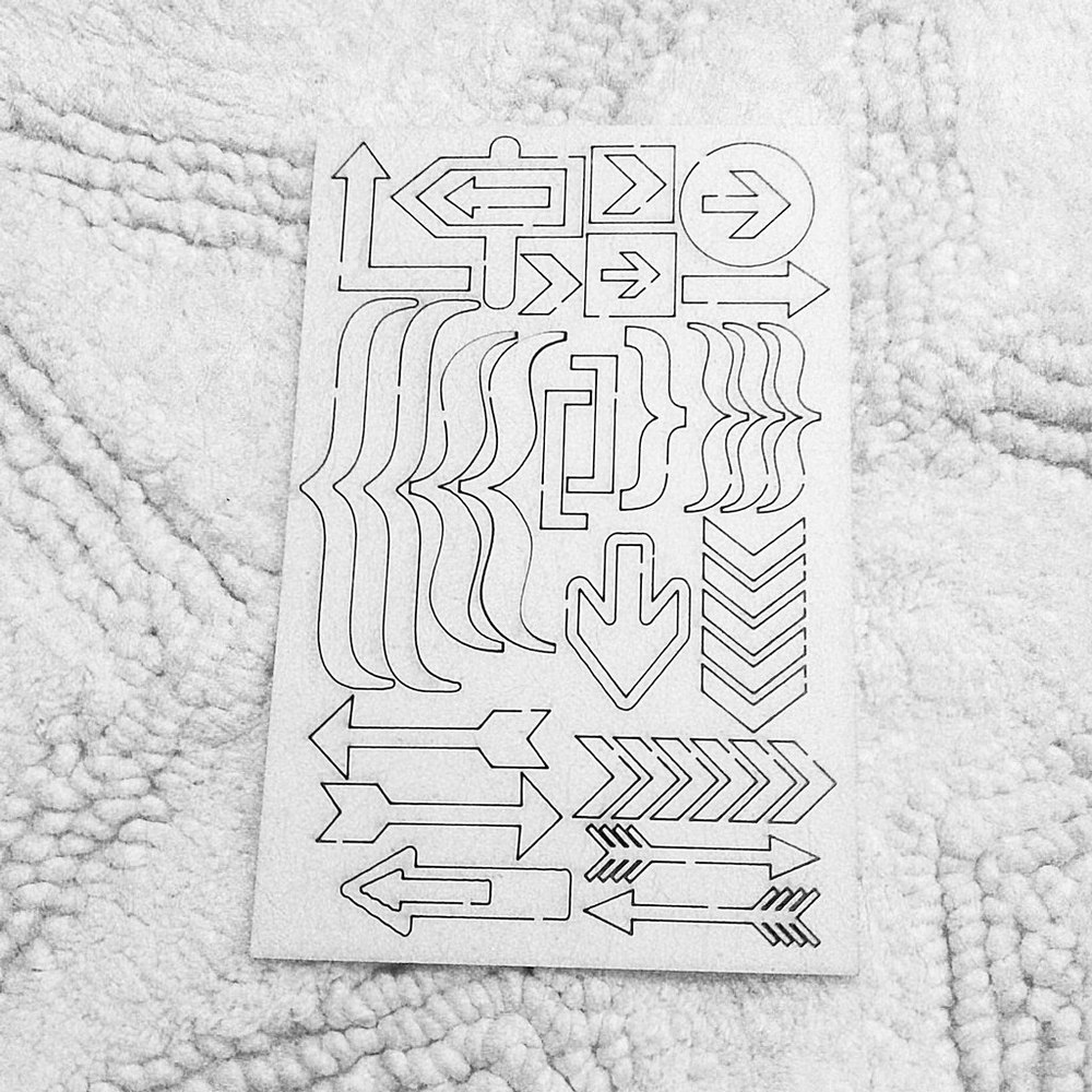 Чипборд WoodCraft "Стрелки Скобки"