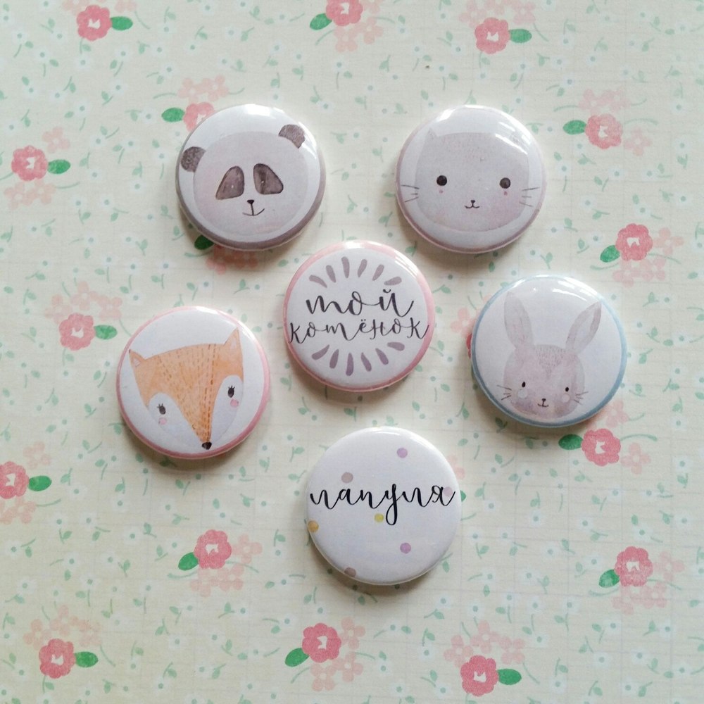 Набор скрап-фишек WoodCraft "Мой котенок"