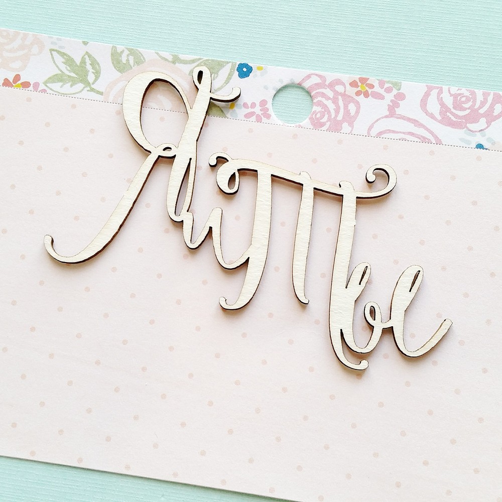 Чипборд WoodCraft "Я и Ты"