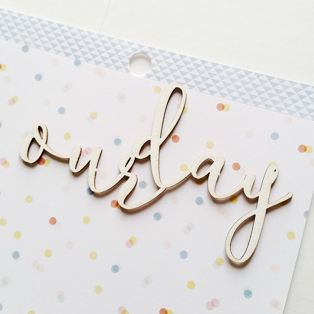 Чипборд WoodCraft "Our day-1"