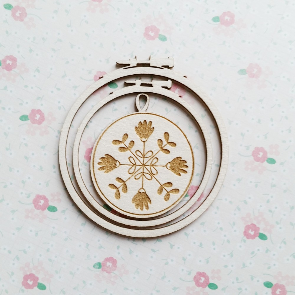 Чипборд WoodCraft "Пяльцы"