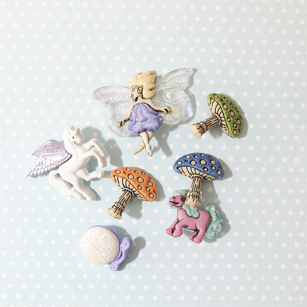 Набор пуговиц Dress It Up "Mythical & Magical"
