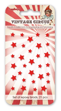 Наклейки эпоксидные (дотс) Scrapberrys "Звёздочки"