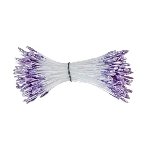 Тычинки СИРЕНЕВЫЕ 55*1мм фасовка, 144 штуки