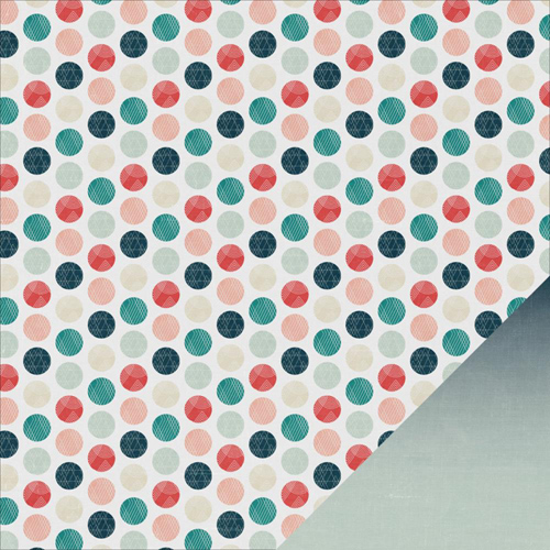 Двусторонняя бумага Pink Paislee "Solstice", Maui (PP42)