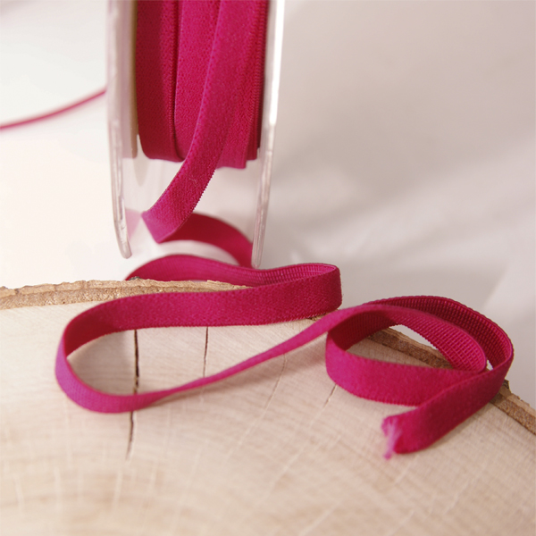 Резинка для блокнотов 8 мм , цвет яркий малиновый