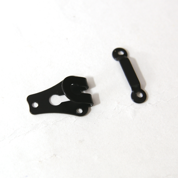 Крючок накидной , цвет чёрный (515)