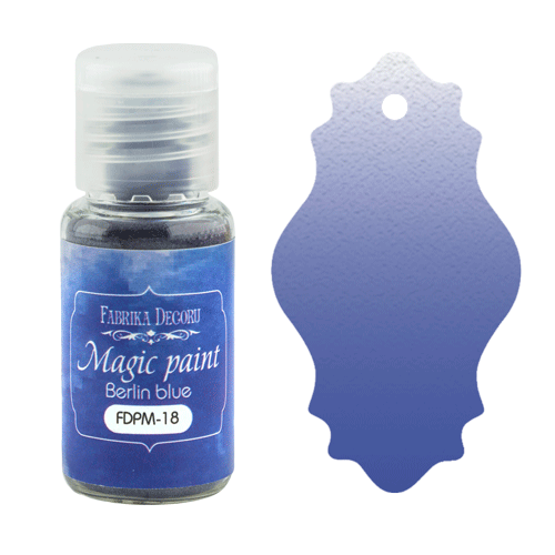 Сухая краска Фабрика Декору "Magic paint", цвет Берлинская лазурь
