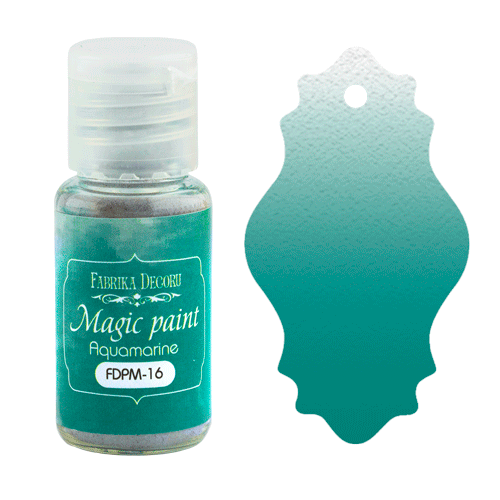 Сухая краска Фабрика Декору "Magic paint", цвет аквамарин