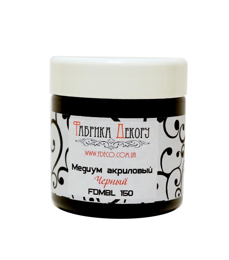 Медиум акриловый ЧЁРНЫЙ Фабрика Декору 150мл