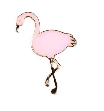 Значок "Розовый фламинго"