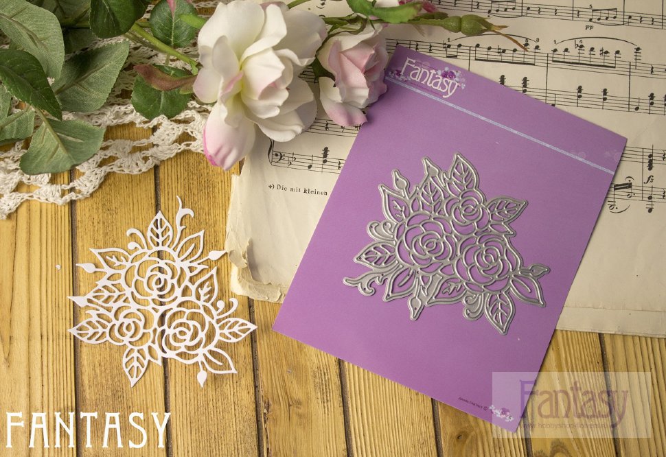 Ножи для вырубки Fantasy "Большой букет роз"