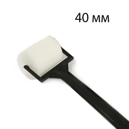 Спонж-ролик 4см с пластиковой ручкой.