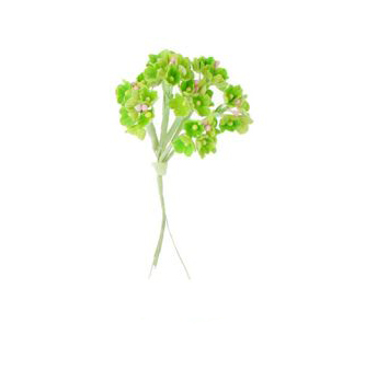 Букетик тканевых цветов "Алиссум", цвет салатовый