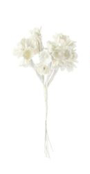 Букетик тканевых цветов "Алиссум", цвет белый