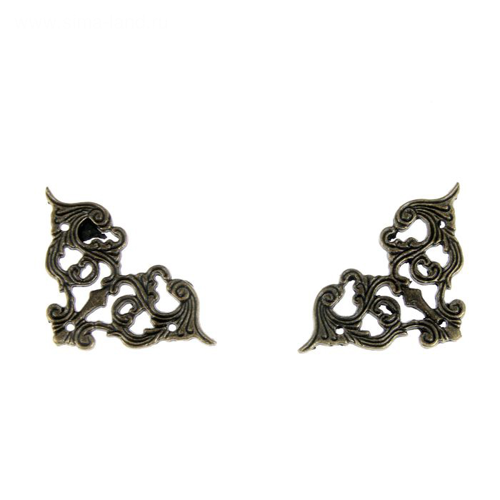 Металлические уголки "Ажурные", набор 2 штуки