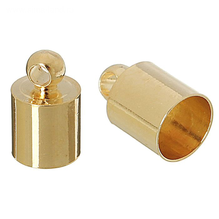 Концевик для кисточки, цвет золотой (524)