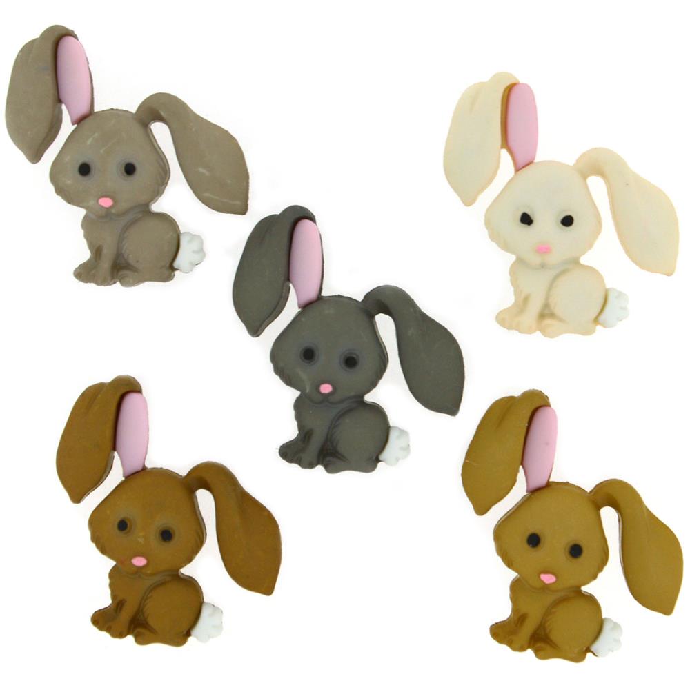 Набор пуговиц Dress it up "Зайки"