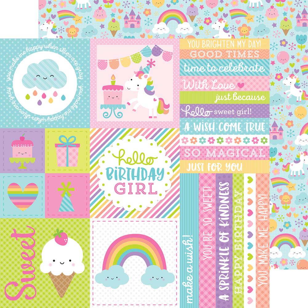 Бумага для скрапбукинга Doodlebug "Fairy Tales" Fairy Tales (DB63)