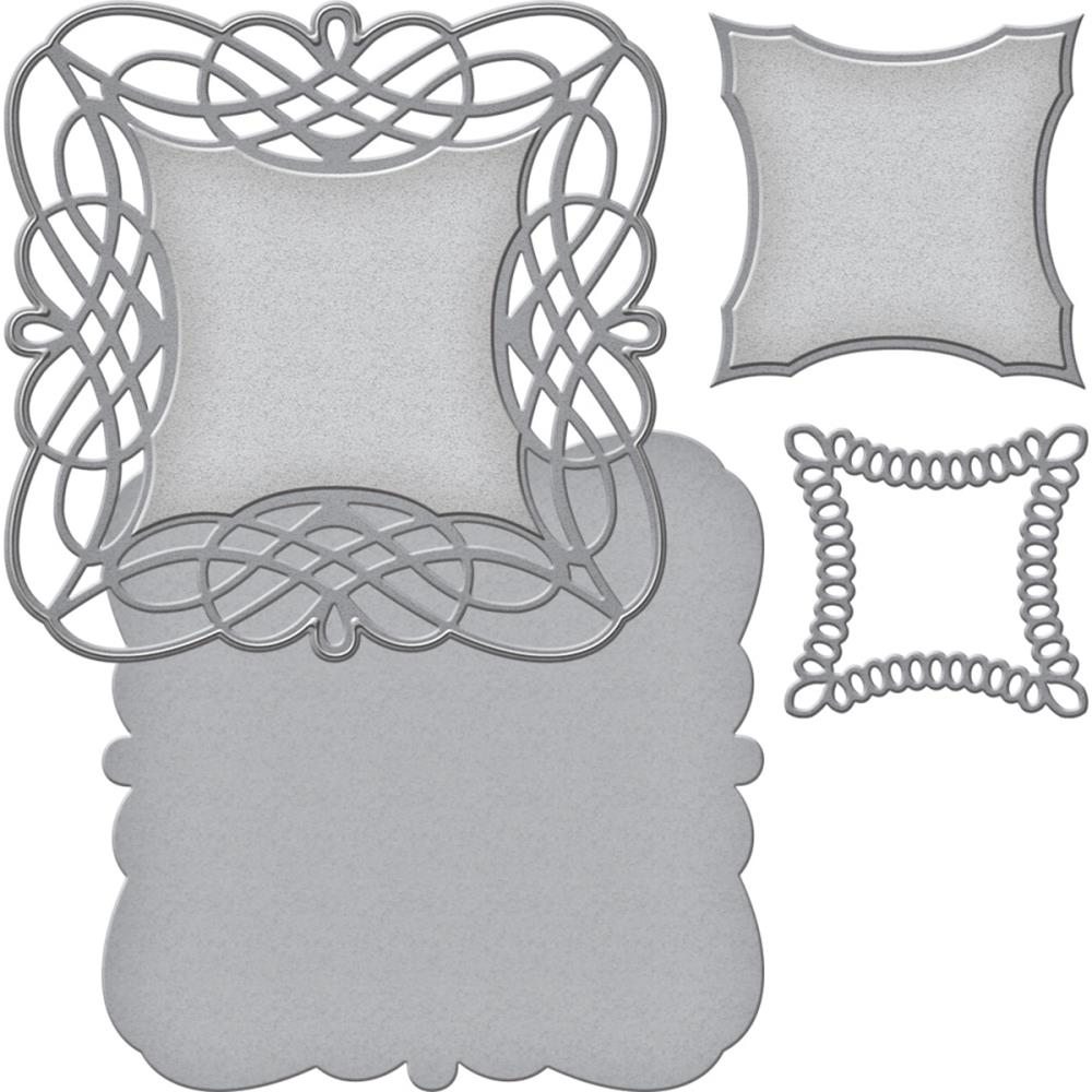 Ножи Spellbinders "Плетёные квадраты грейс"