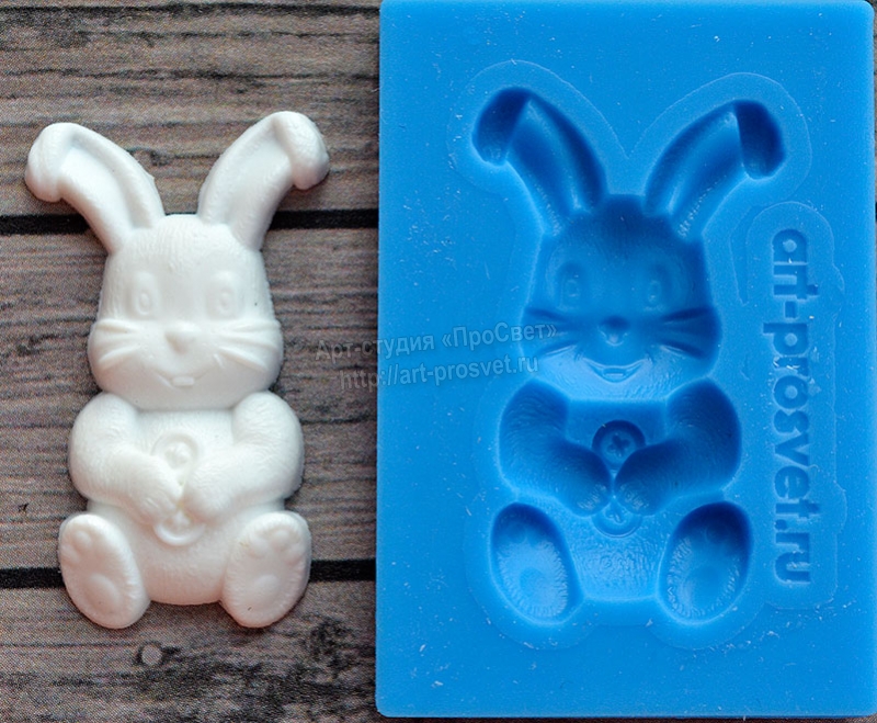 Молд Просвет "Плюшевый зайка 2"