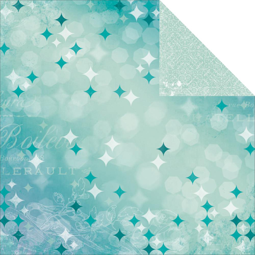 Двусторонняя бумага для скрапбукинга Bo Bunny "Enchanted" Spellbound (Bob299)