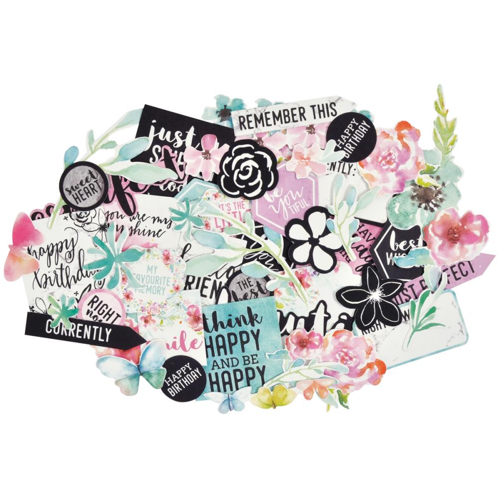 Вырубные элементы из картона Kaisercraft "Wildflower"