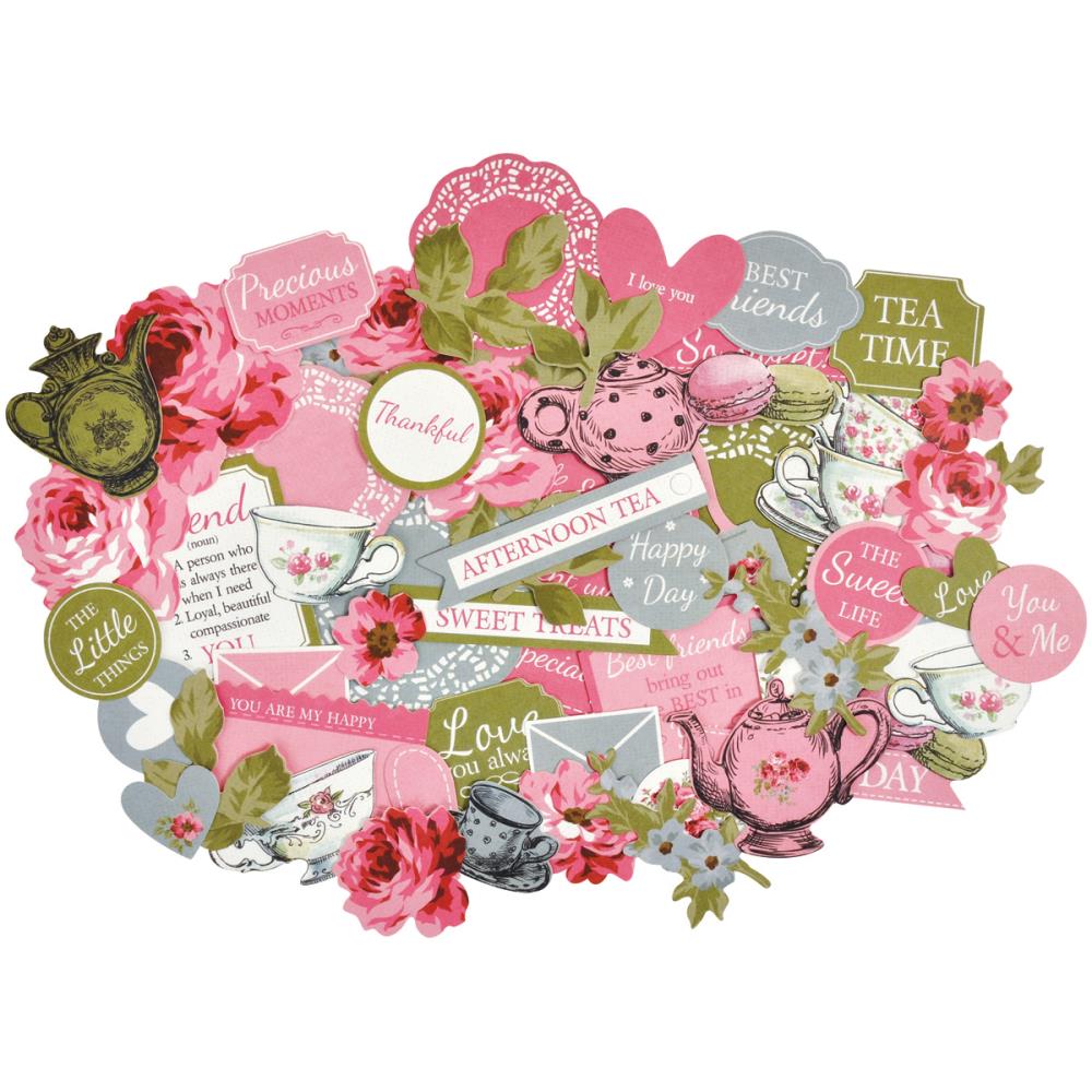 Вырубные элементы из картона Kaisercraft "High Tea"