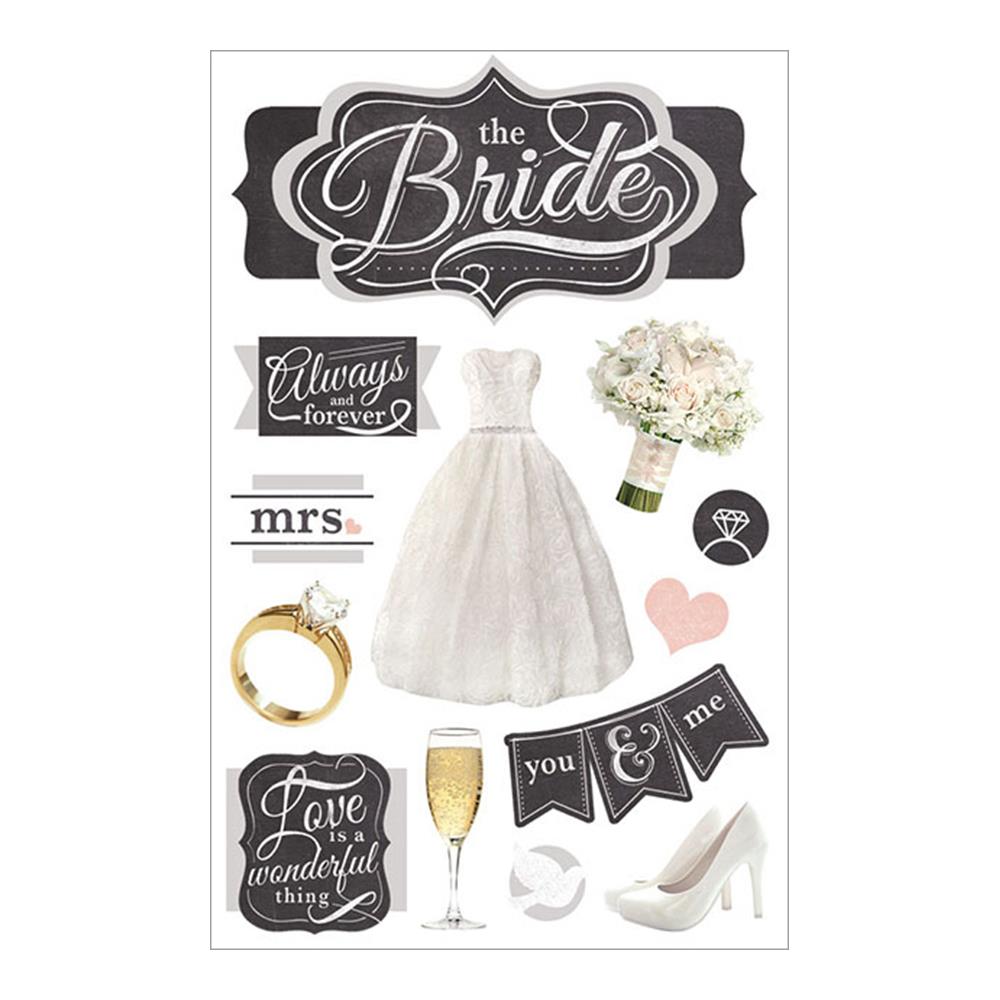 3D наклейки Paper House "The Bride"