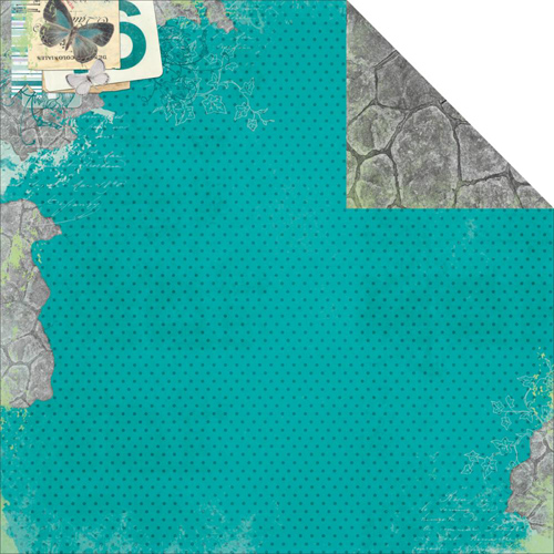 Двусторонняя бумага для скрапбукинга Bo Bunny "Enchanted" Pathway(Bob302)