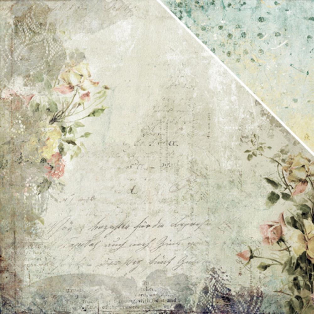 Двусторонняя бумага Blue Fern "Tranquility", Contentment (BFS8)