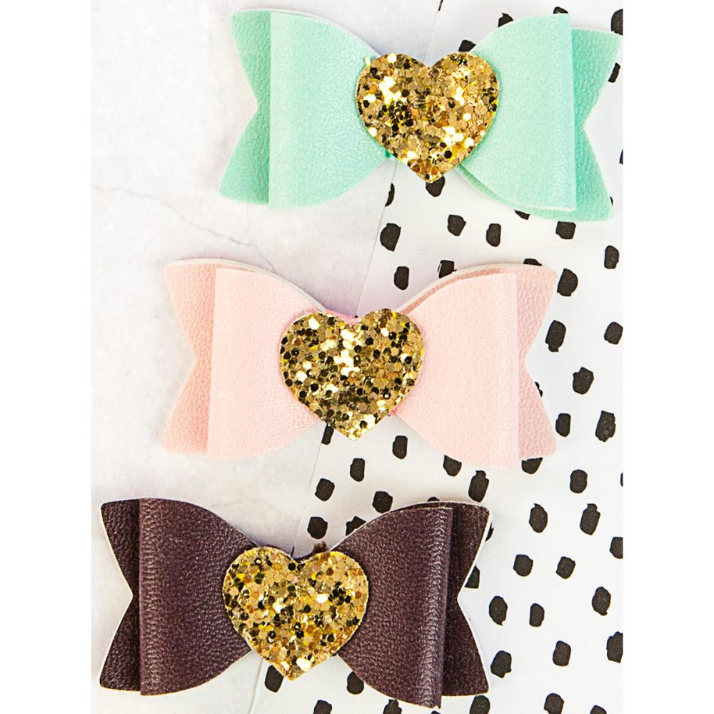 Бантики магнитные из кожзама Prima Marketing