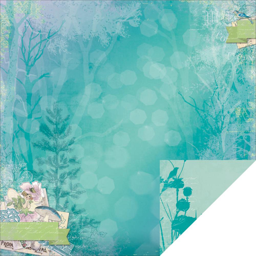 Двусторонняя бумага для скрапбукинга Bo Bunny "Enchanted" (Bob308)