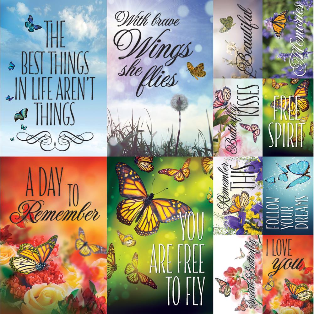 Картонные наклейки Ella And Viv "The Butterfly Effect"