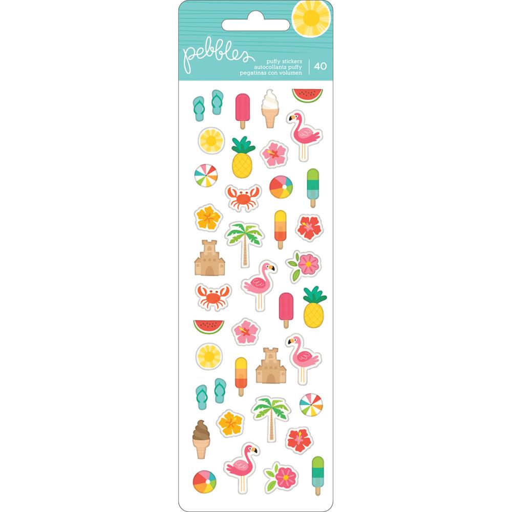 Puffy наклейки Pebbles "Sunshiny"