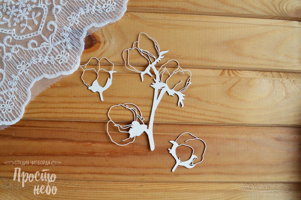 Чипборд Просто Небо. "Хлопок"