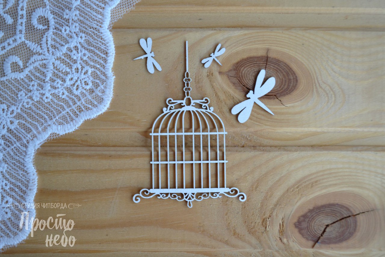 Чипборд Просто Небо. "Клетка -3"