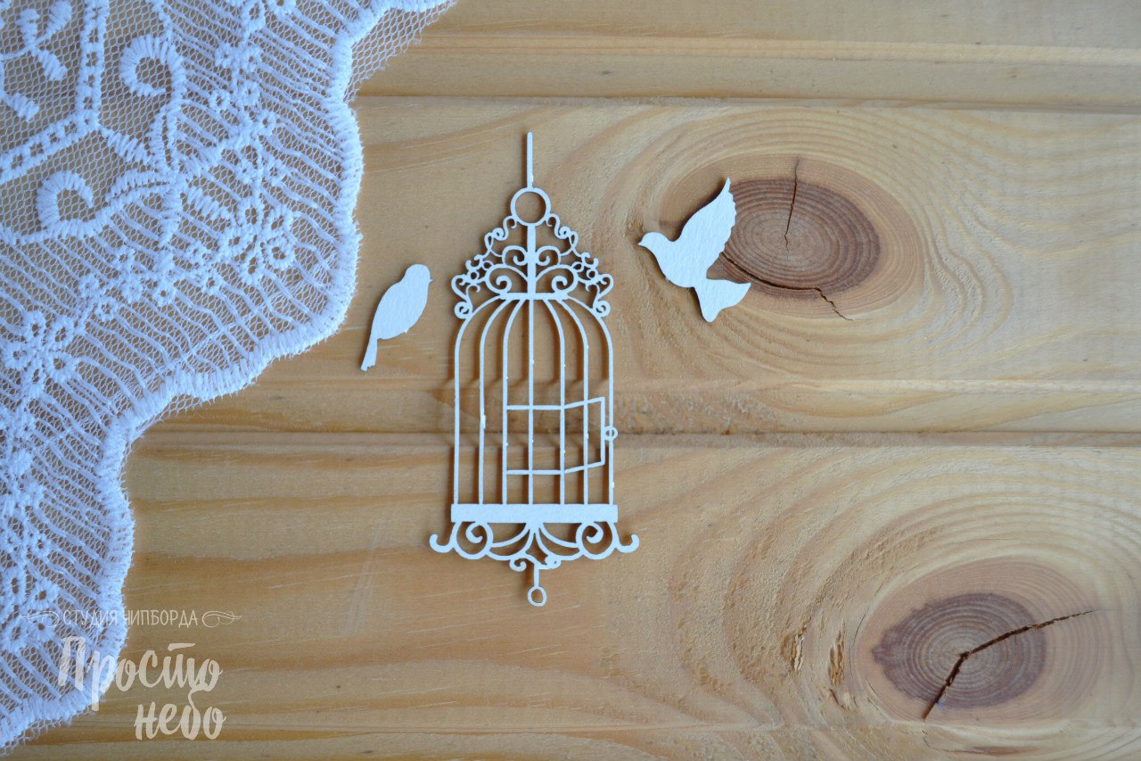 Чипборд Просто Небо. "Клетка -4"