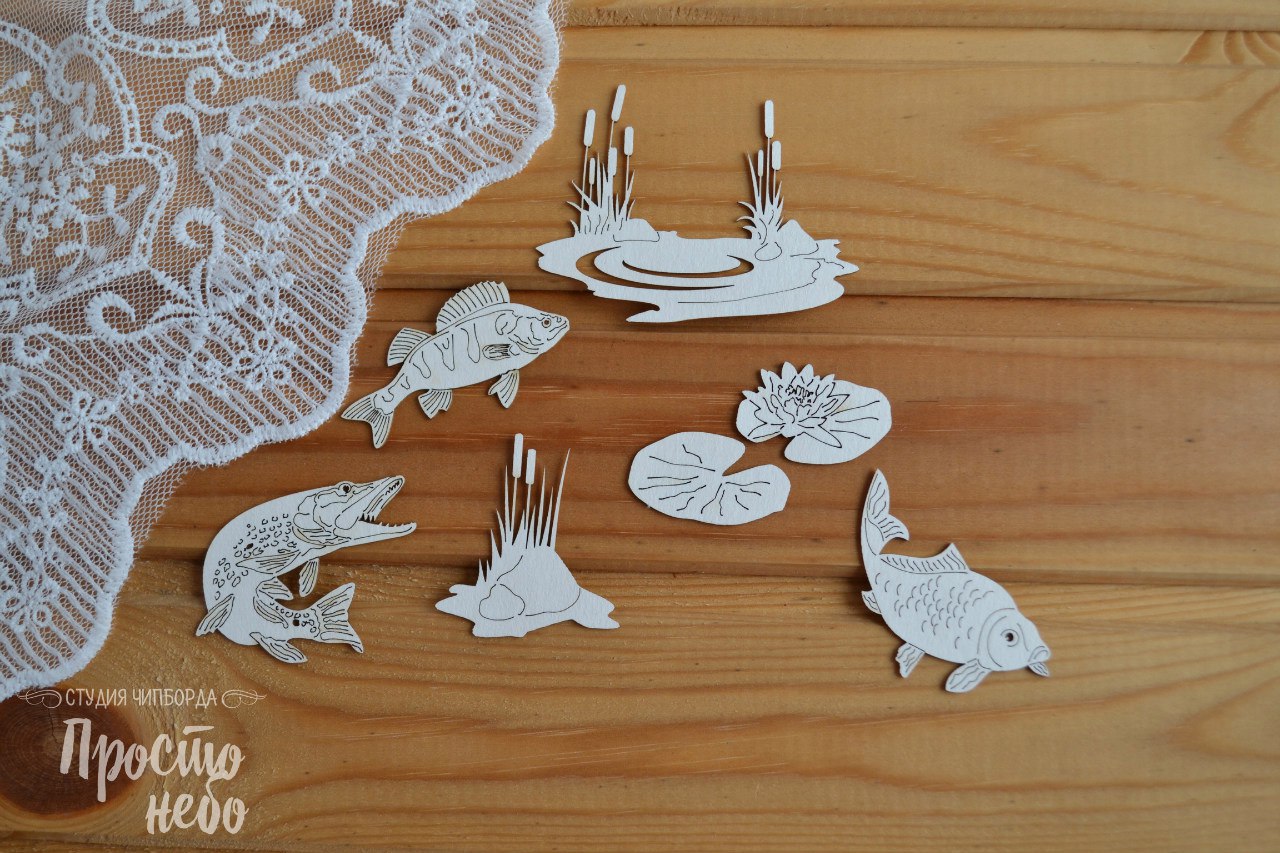 Чипборд Просто Небо. "Рыбалка-2"