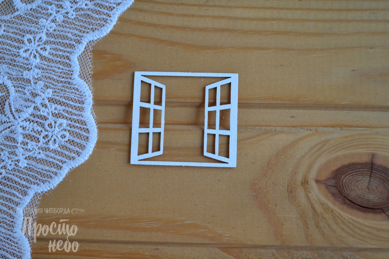 Чипборд Просто Небо. "Окно-4"