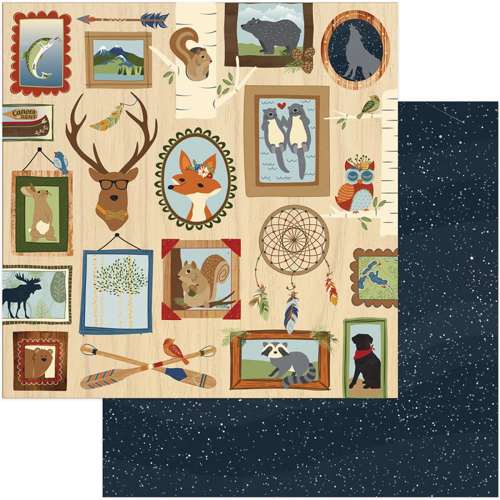 Бумага Photo Play "Campfire",Lodge Wall (PPL29)