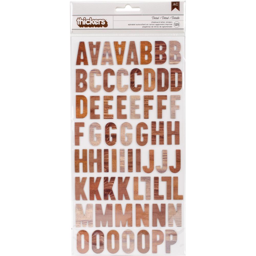 Наклейки Pebbles "Jen Hadfield Simple Life", алфавит