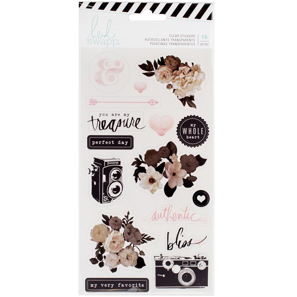 Наклейки на прозрачной основеHeidi Swapp "Magnolia Jane", цветы