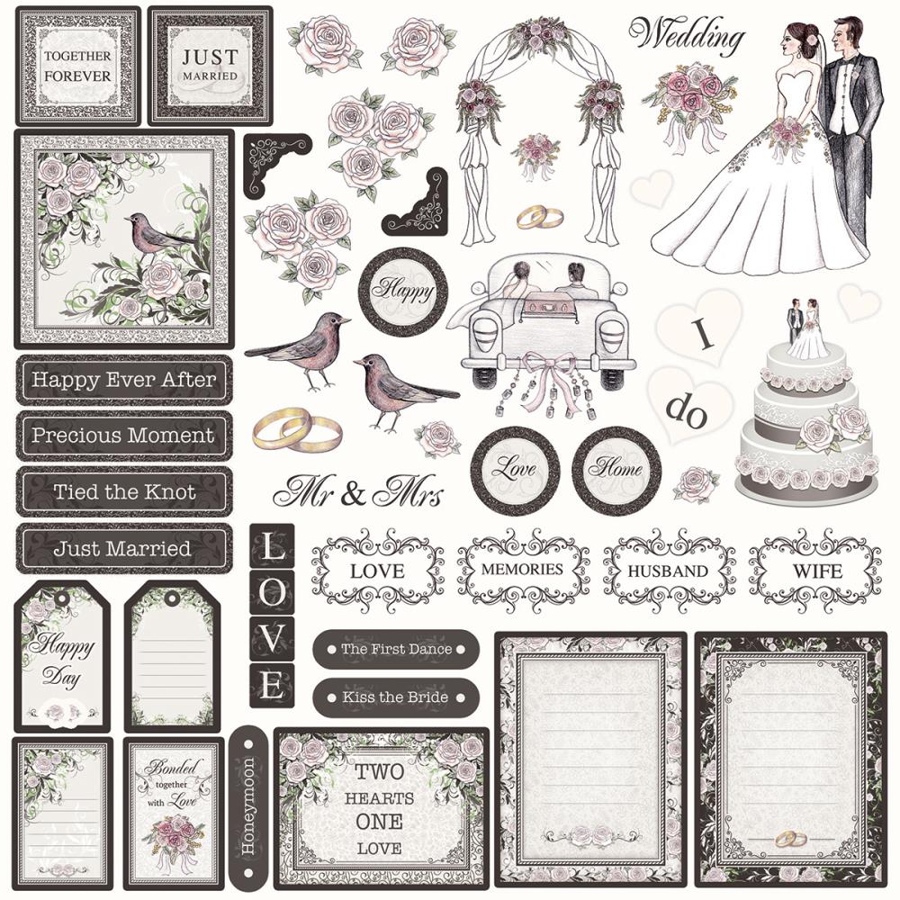 Набор картонной вырубки Feature Art "Wedding"