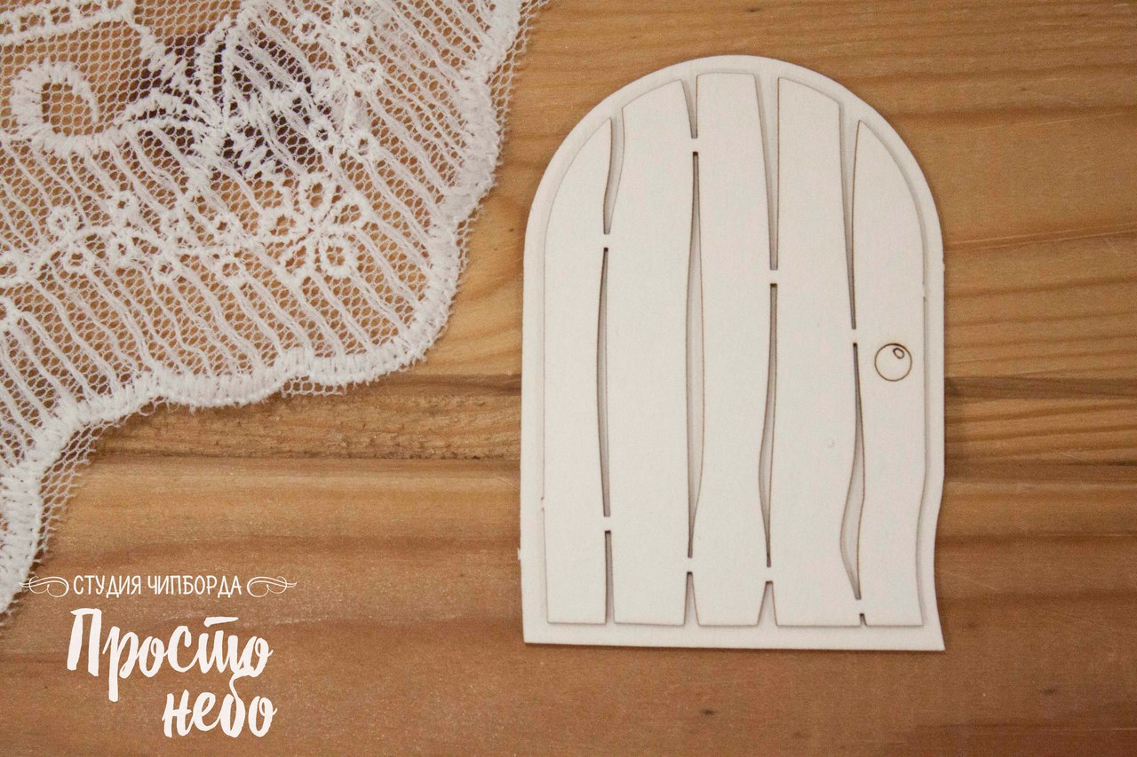 Чипборд Просто Небо "Алиса" Дверь в сказку 3D