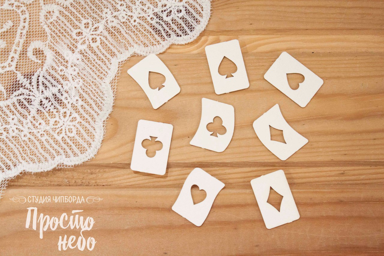 Чипборд Просто Небо "Алиса" Карты маленькие