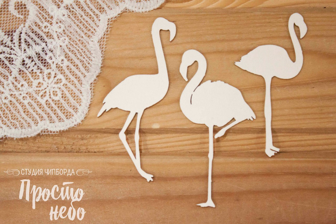 Чипборд Просто Небо "Алиса" Фламинго